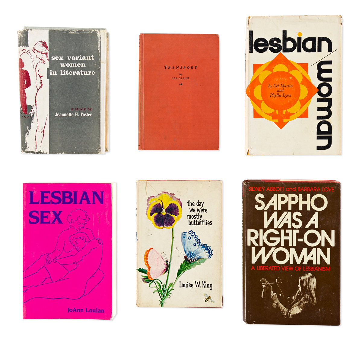 Lesbian Studies & Literature First Editions and Signed Copi Eleven Titles, 1929-1984.